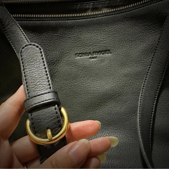 Vintage Sonia Rykiel Black Sophisticated Shoulder Bag ❌90% OFF SALE❌ - Picture 11 of 17